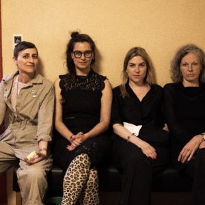 Autorinnen Maja Osojnik, Ulrike Almut Sandig, Frieda Paris und Dorit Ehlers