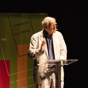 Lesung Franz Hohler bei der Eröffnung