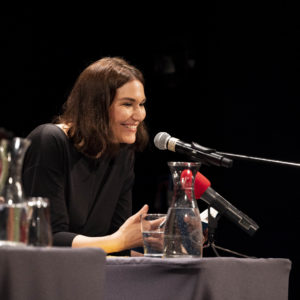 Lesung Birgit Birnbacher bei der Eröffnung des 15. Literaturfest