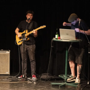 Band Das Gespenst auf der Bühne der Langen Lesenacht