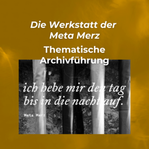 Beitragsbild für Die Werkstatt der Meta Merz