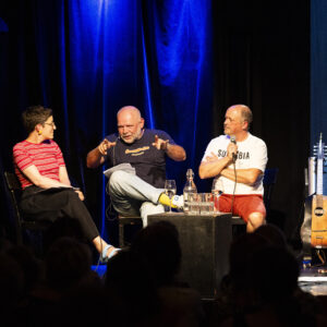 Magdalena Stieb, Bernhard Flieher und Sebastian Fasthuber im Jazzit